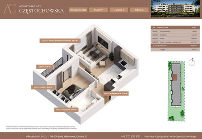 Mieszkanie w inwestycji: Apartamenty Częstochowska
