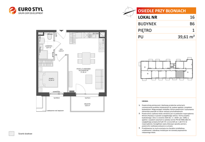 Mieszkanie w inwestycji: Osiedle Przy Błoniach 3 etap IV