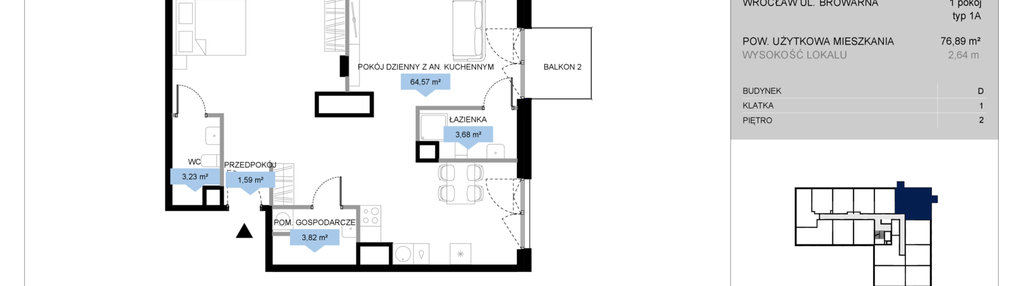 Mieszkanie w inwestycji: Bulwar Północny