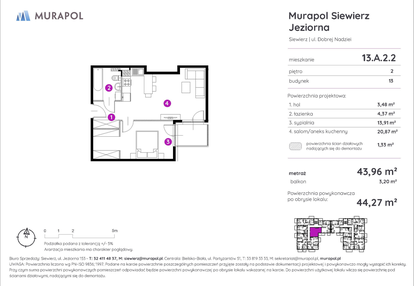 Mieszkanie w inwestycji: Murapol Siewierz Jeziorna