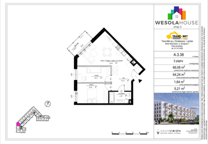 Mieszkanie w inwestycji: Wesoła House Etap II