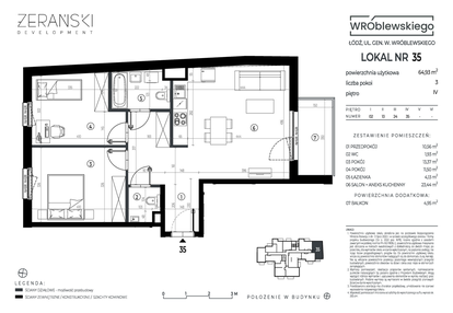 Mieszkanie w inwestycji: Wróblewskiego