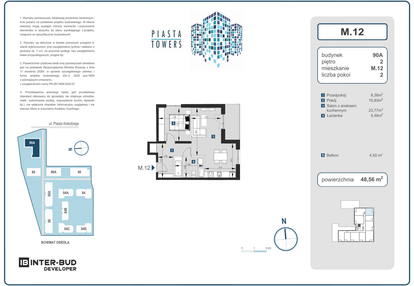 Mieszkanie w inwestycji: Piasta Towers bud. 90A