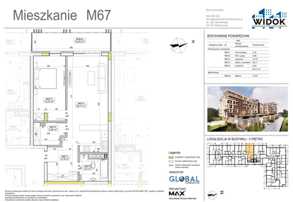 Mieszkanie w inwestycji: Apartamenty Widok Włoszczowa