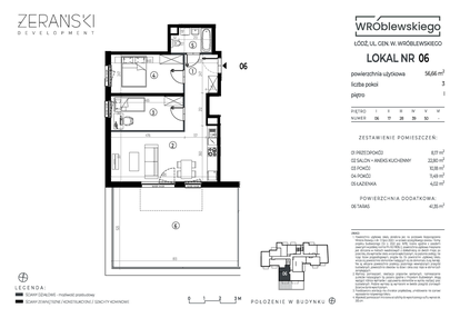 Mieszkanie w inwestycji: Wróblewskiego