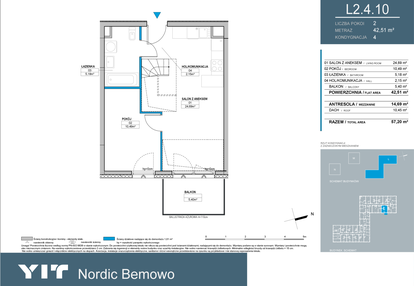 Mieszkanie w inwestycji: Nordic Bemowo - etap III