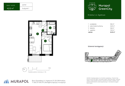 Mieszkanie w inwestycji: Murapol GreenCity bud. 1