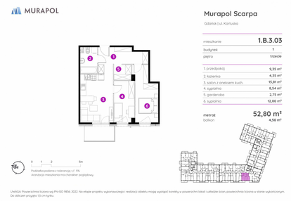 Mieszkanie w inwestycji: Murapol Scarpa