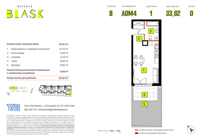 Mieszkanie w inwestycji: Osiedle BLASK - Etap I