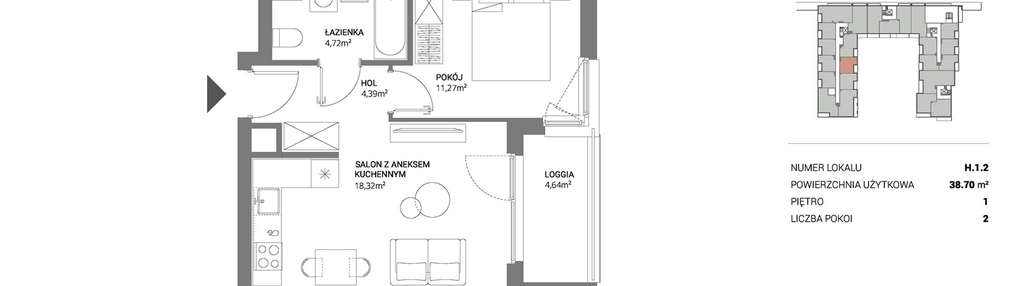 Mieszkanie w inwestycji: Łopuszańska 47 - etap 3