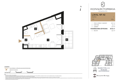 Mieszkanie w inwestycji: Konwiktorska Residence