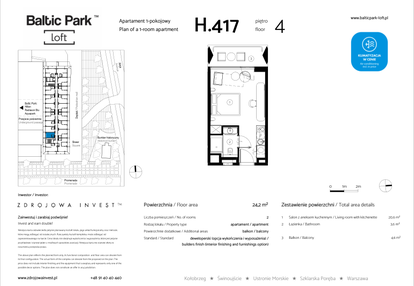 Mieszkanie w inwestycji: Baltic Park Loft