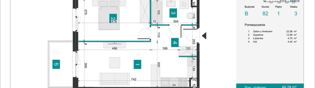 Mieszkanie w inwestycji: Błońska Enklawa