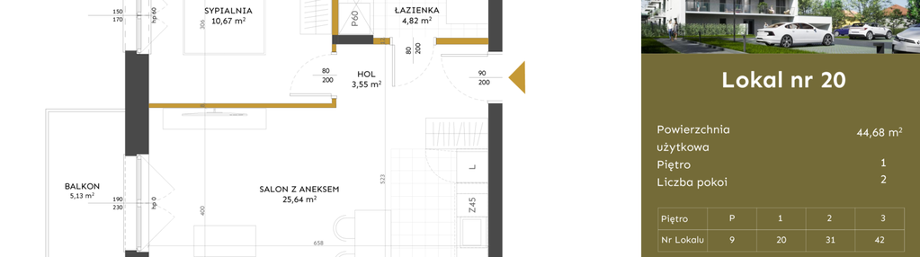 Mieszkanie w inwestycji: Apartamenty 3 Maja