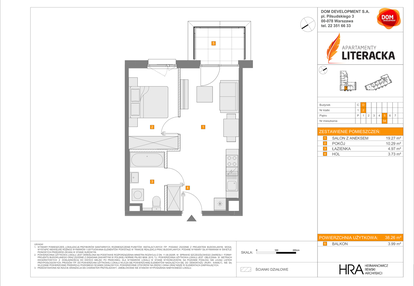 Mieszkanie w inwestycji: Apartamenty Literacka etap 2