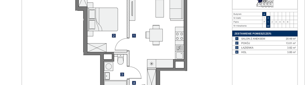 Mieszkanie w inwestycji: Osiedle Bokserska 71 etap II