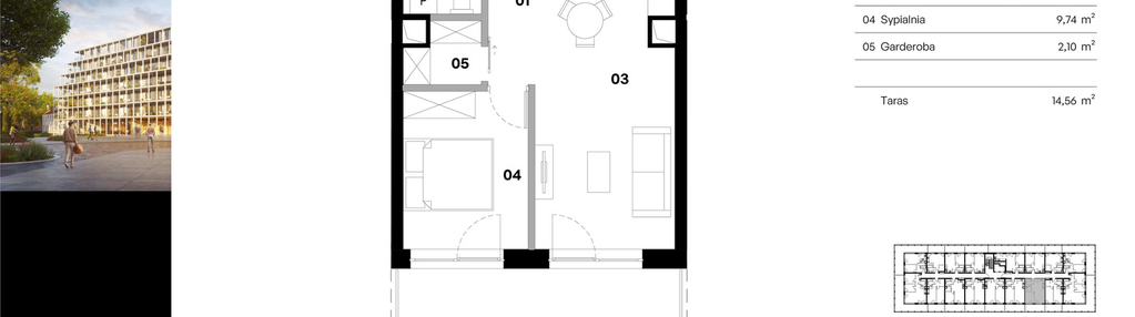 Mieszkanie w inwestycji: Browar HUGO SCOBEL