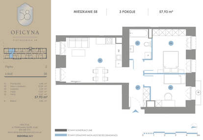 Mieszkanie w inwestycji: Oficyna - mieszkania