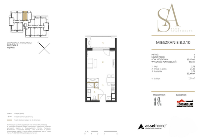 Mieszkanie w inwestycji: Sand Apartments