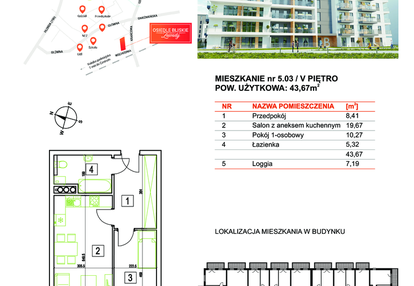 Mieszkanie w inwestycji: Osiedle Bliskie Zawady etap II