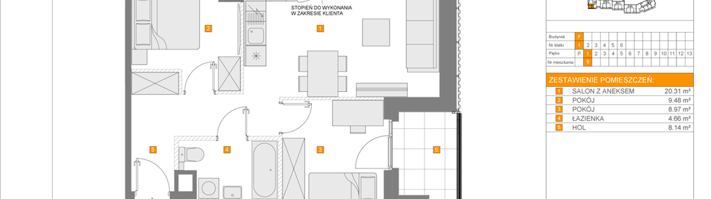 Mieszkanie w inwestycji: Apartamenty Literacka etap 2.3