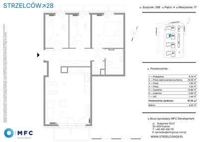Mieszkanie w inwestycji: Strzelców 28