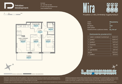 Mieszkanie w inwestycji: Mira