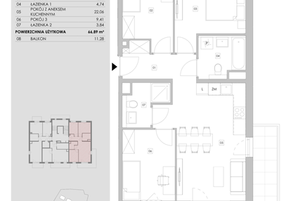 Mieszkanie w inwestycji: ATAL Bronowice