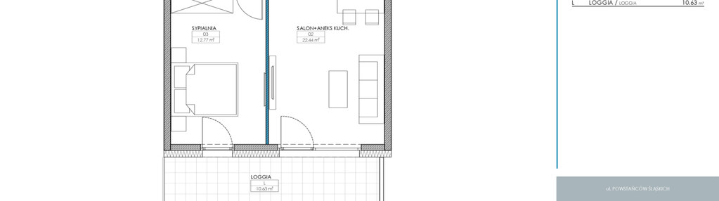 Mieszkanie w inwestycji: Nordic Powstańców Śląskich
