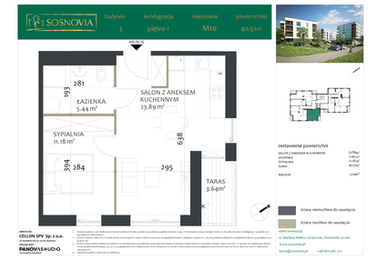 Mieszkanie w inwestycji: Sosnovia