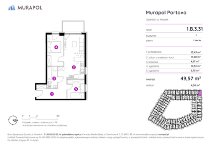 Mieszkanie w inwestycji: Murapol Portovo etap II