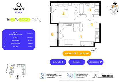 Mieszkanie w inwestycji: Osiedle Ozon etap VIII