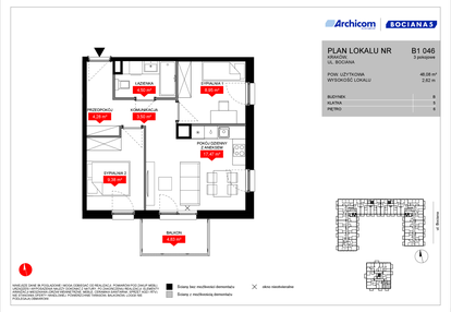 Mieszkanie w inwestycji: Osiedle Bociana 5