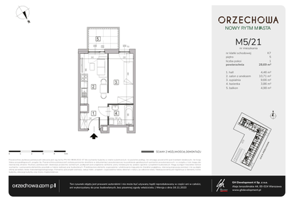 Mieszkanie w inwestycji: Orzechowa