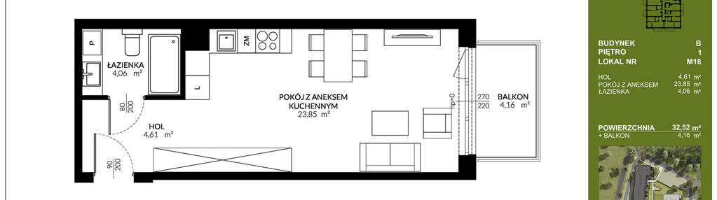 Mieszkanie w inwestycji: Triton Kampinos III
