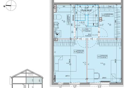 Mieszkanie w inwestycji: Ogrody Przyjaciół 5 etap IV