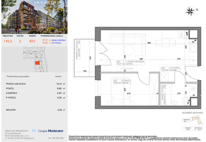 Mieszkanie w inwestycji: Industria etap I-B