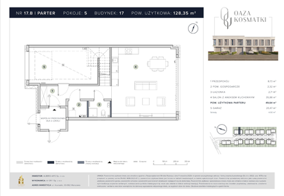 Dom w inwestycji: Oaza Kosmatki