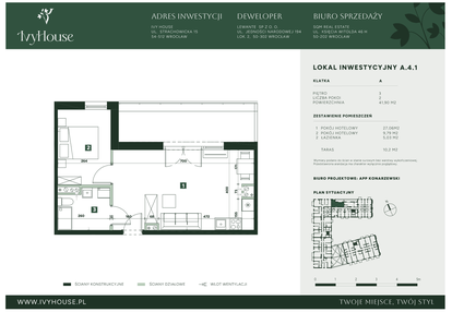 Mieszkanie w inwestycji: IVY HOUSE - Apartamenty inwestycyjne