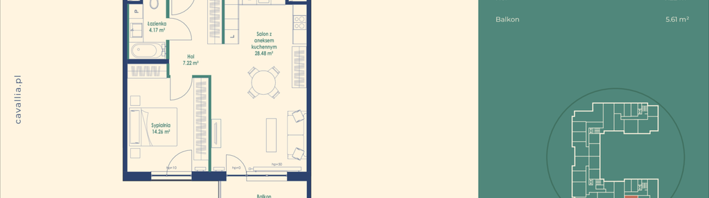 Mieszkanie w inwestycji: Cavallia