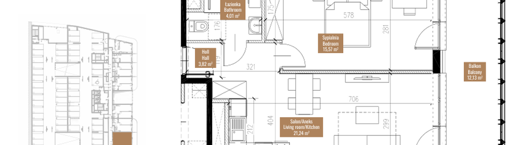 Mieszkanie w inwestycji: Quorum Apartments