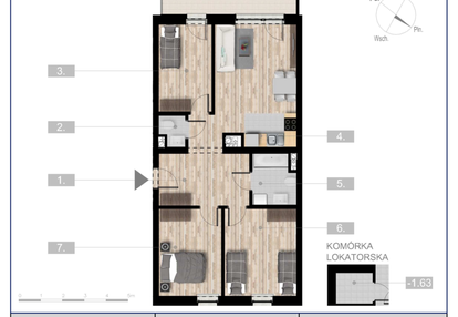 Mieszkanie w inwestycji: Szczytno Dąbrowskiego - etap 3
