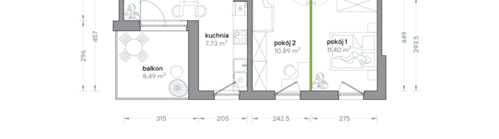 Mieszkanie w inwestycji: Podhalańska Vita