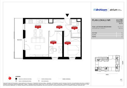 Mieszkanie w inwestycji: Atrium - Nowy Szczepin
