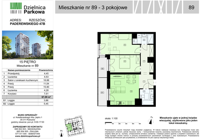 Mieszkanie w inwestycji: Dzielnica Parkowa VII