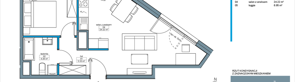 Mieszkanie w inwestycji: Rakoczego 17