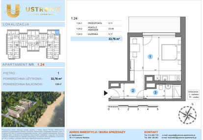 Mieszkanie w inwestycji: Ustronie Luxury Apartments