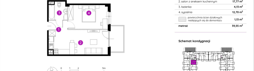 Mieszkanie w inwestycji: Murapol Apartamenty na Wzgórzu - bud. 4 i 5