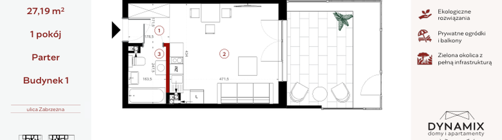 Mieszkanie w inwestycji: Apartamenty Dwie Rzeki