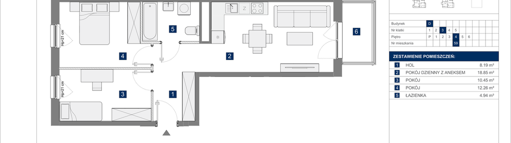 Mieszkanie w inwestycji: Apartamenty Park Matecznego Etap 1